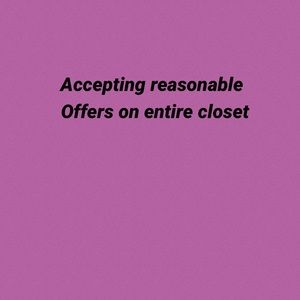 Every thing in closet